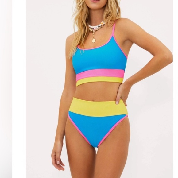 Beach Riot Multi Colored Bikini - Picture 1 of 1